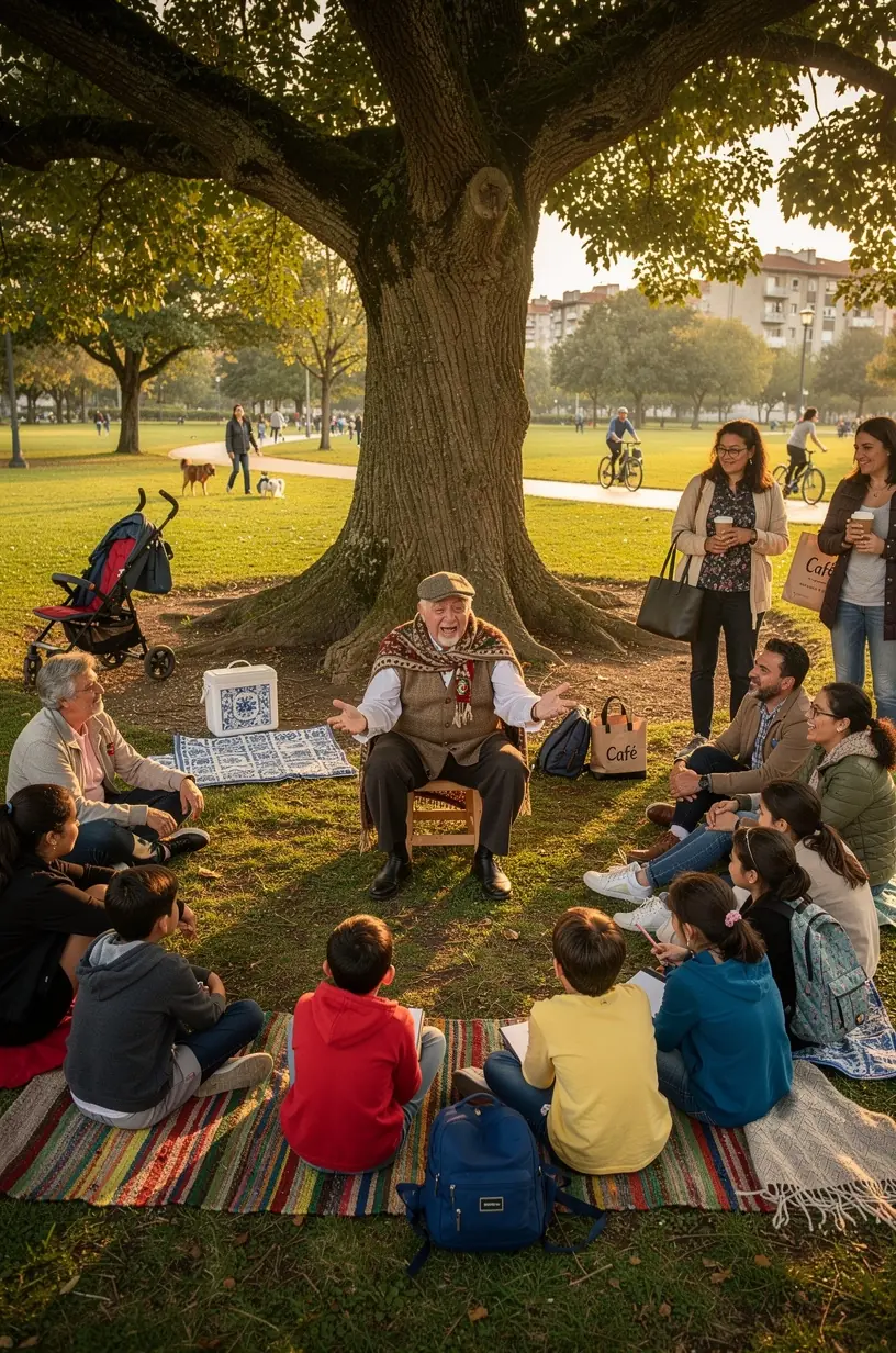 Volunteers engaging in a cultural festival event.
